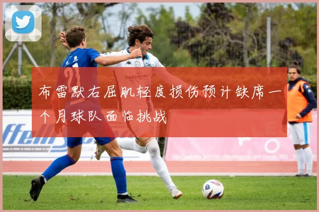 布雷默右屈肌轻度损伤预计缺席一个月球队面临挑战