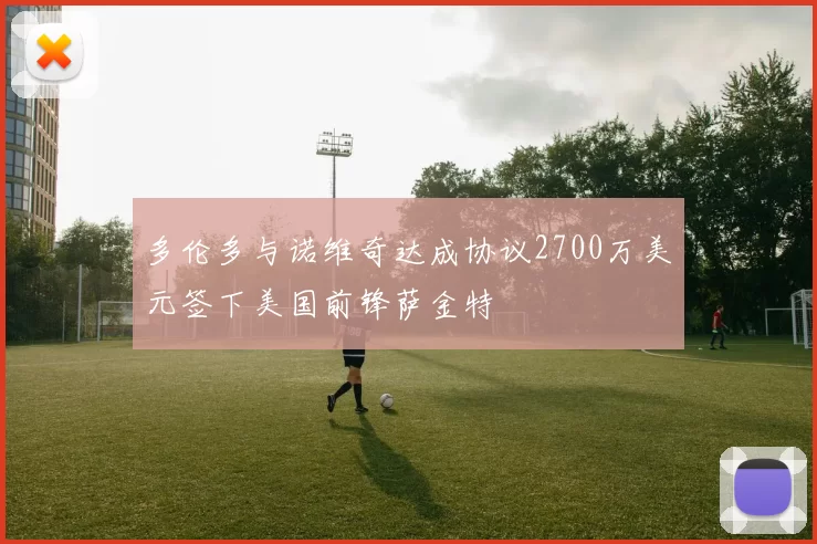 多伦多与诺维奇达成协议2700万美元签下美国前锋萨金特