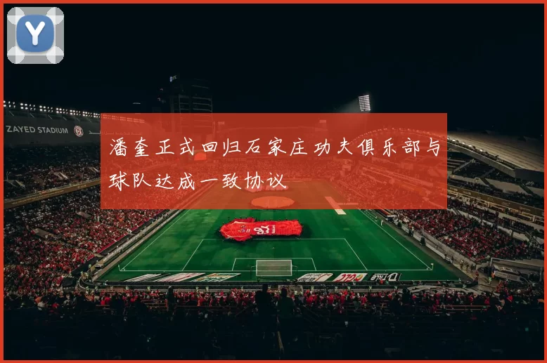 潘奎正式回归石家庄功夫俱乐部与球队达成一致协议