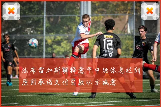 法布雷加斯解释意甲中场休息迟到原因承诺支付罚款以示诚意