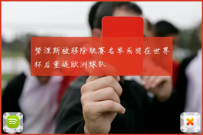 努涅斯被移除联赛名单或将在世界杯后重返欧洲球队